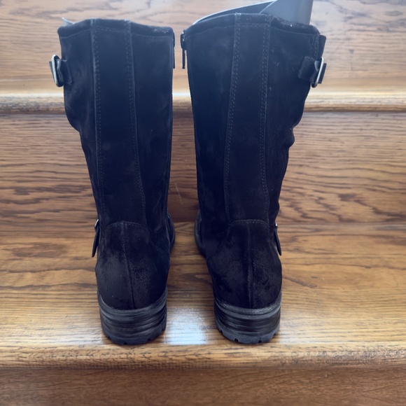 Paul Green Adison Boots Black Suede au 6 / us 8.5 NWOT - Picture 6 of 15